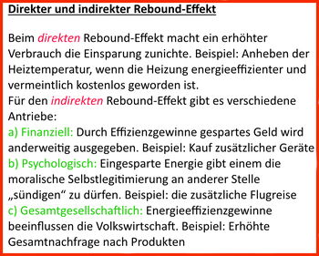 Rebound Effekt